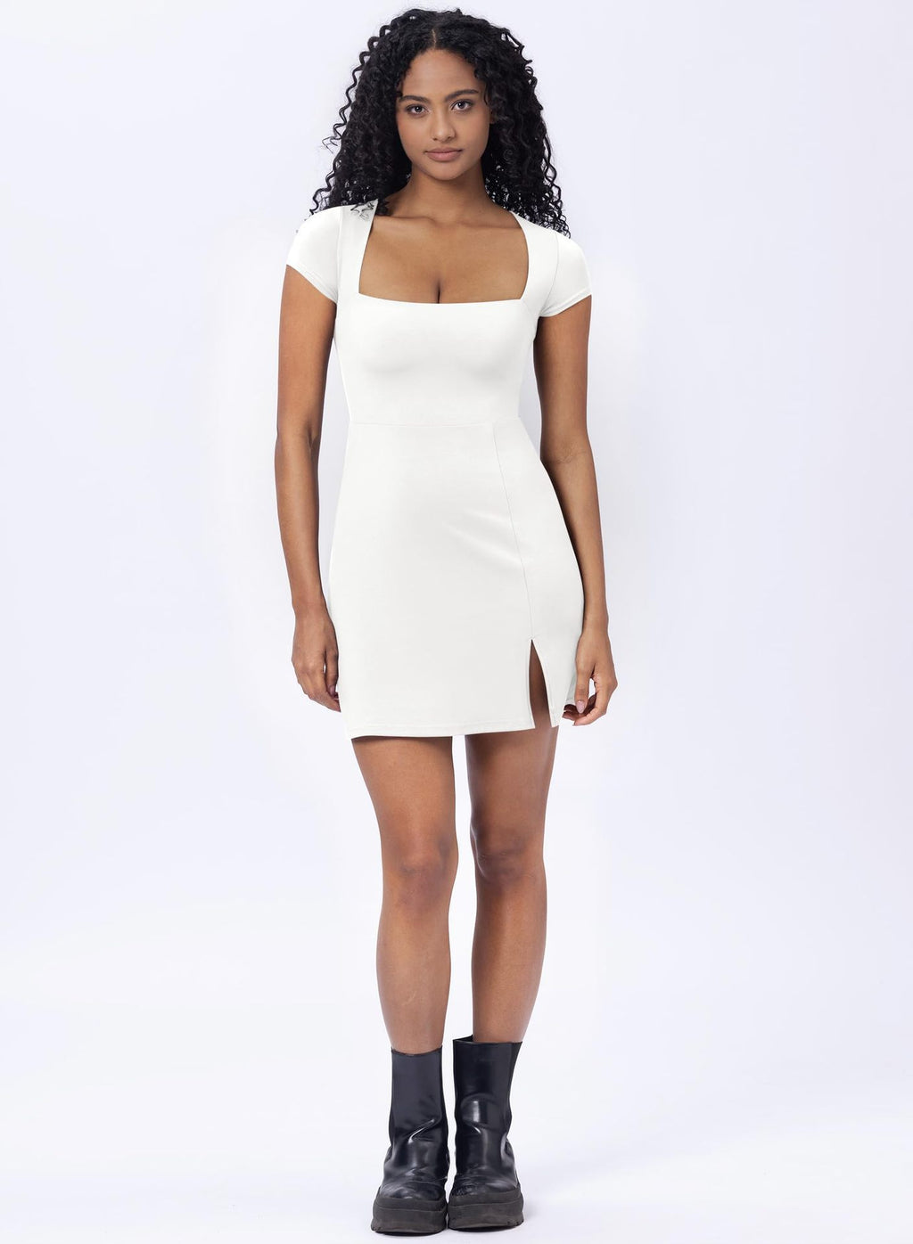 Élodie High-Slit A-Line Dress