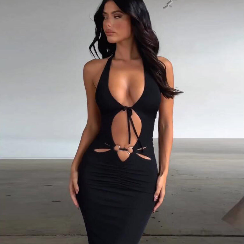 Valentina Lace Cutout Maxi Dress