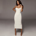 Women's New Dress Sexy Strapless Backless Bodycon Sleeveless Dress Slim Fit