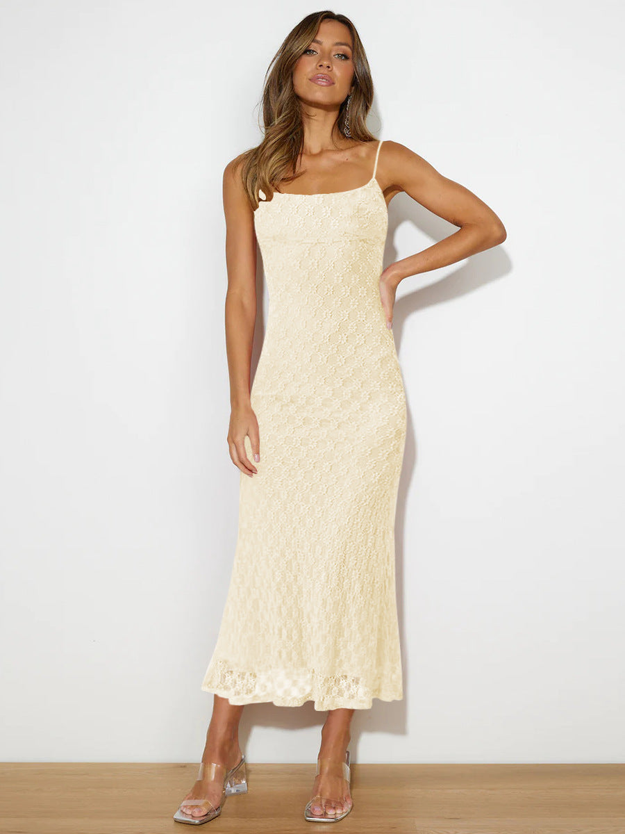 Camille Lace Jacquard Maxi Dress