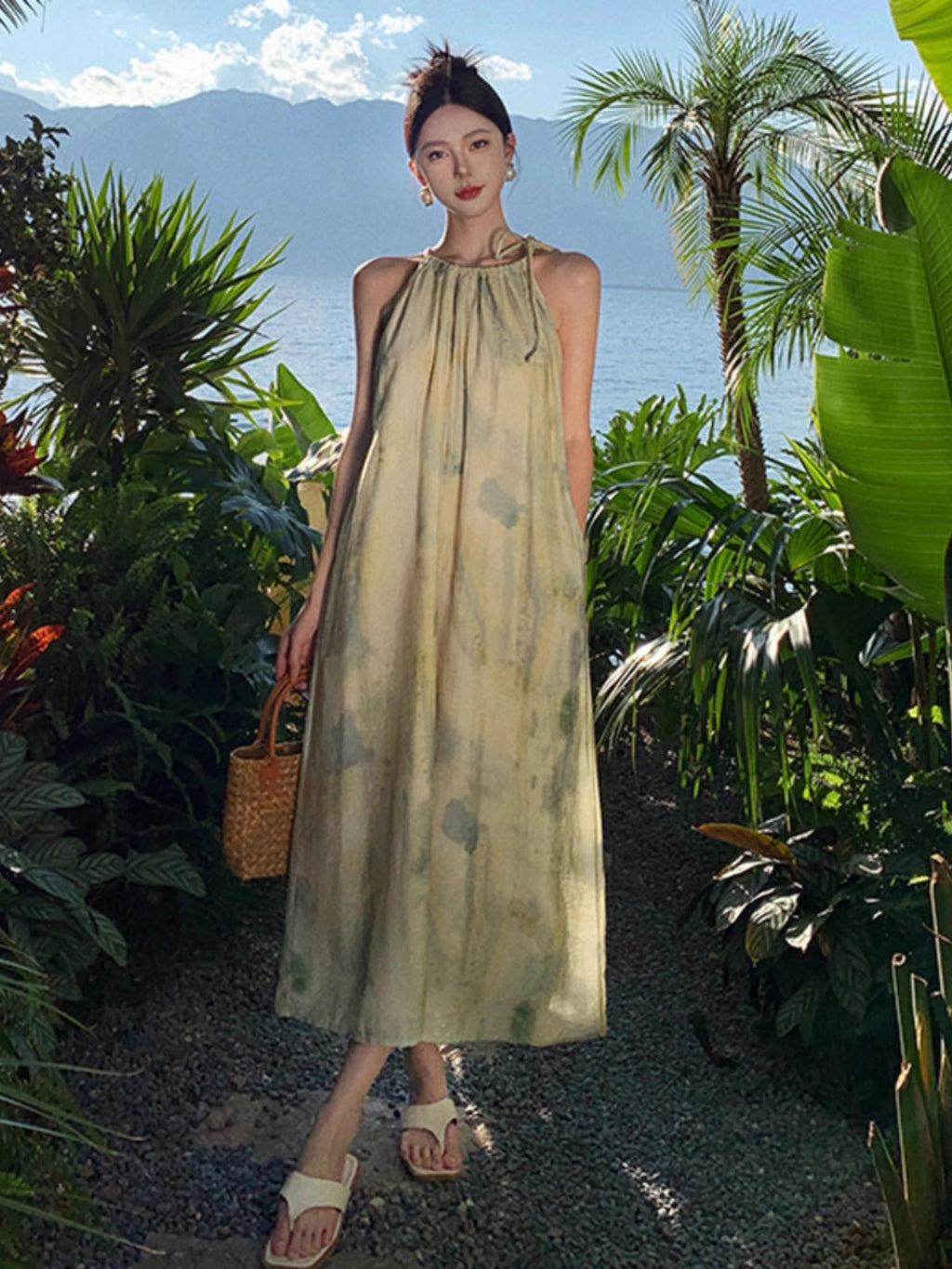 Soleil Printed Resort Maxi Dress