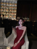 French Style Audrey Hepburn Black Exquisite Floral Strapless Dress for Women, Elegant and Sexy, Slimming Fitted Long Skirt Gown