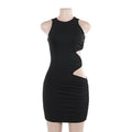 Tight and sexy hollow out hip hugging skirt for women