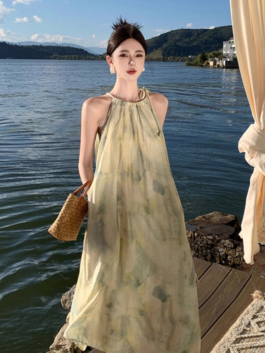 Soleil Printed Resort Maxi Dress