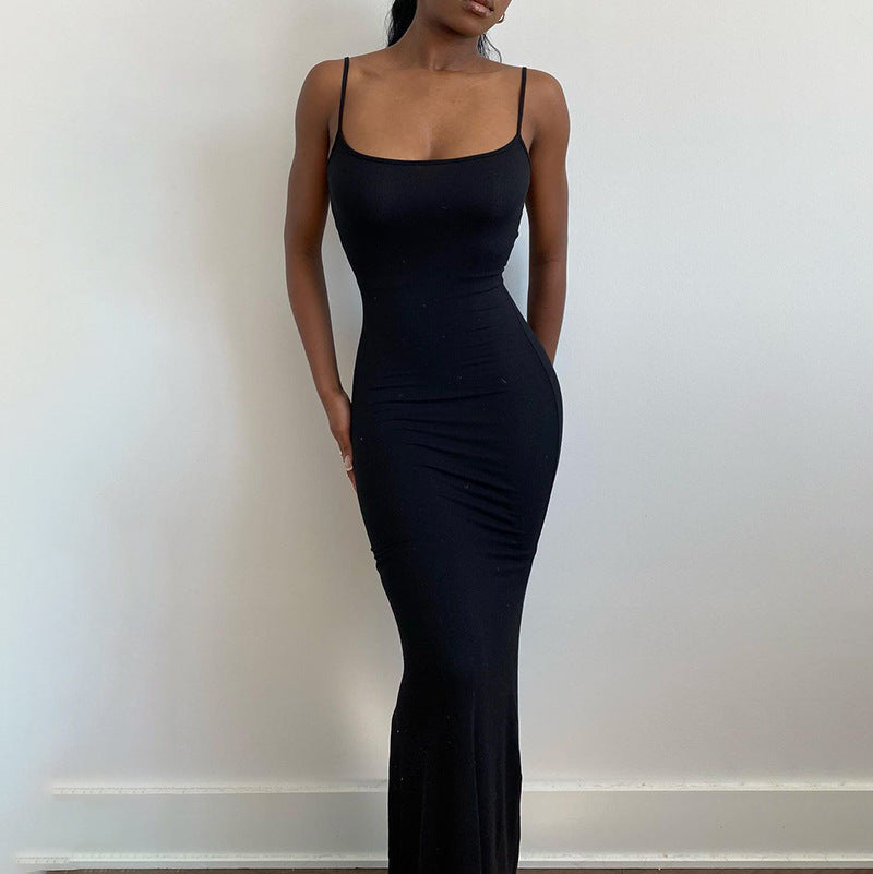 Strap waist cinching women's skirt