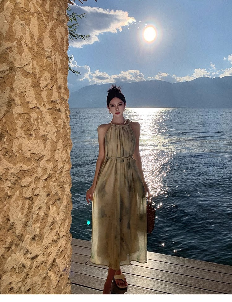 Soleil Printed Resort Maxi Dress