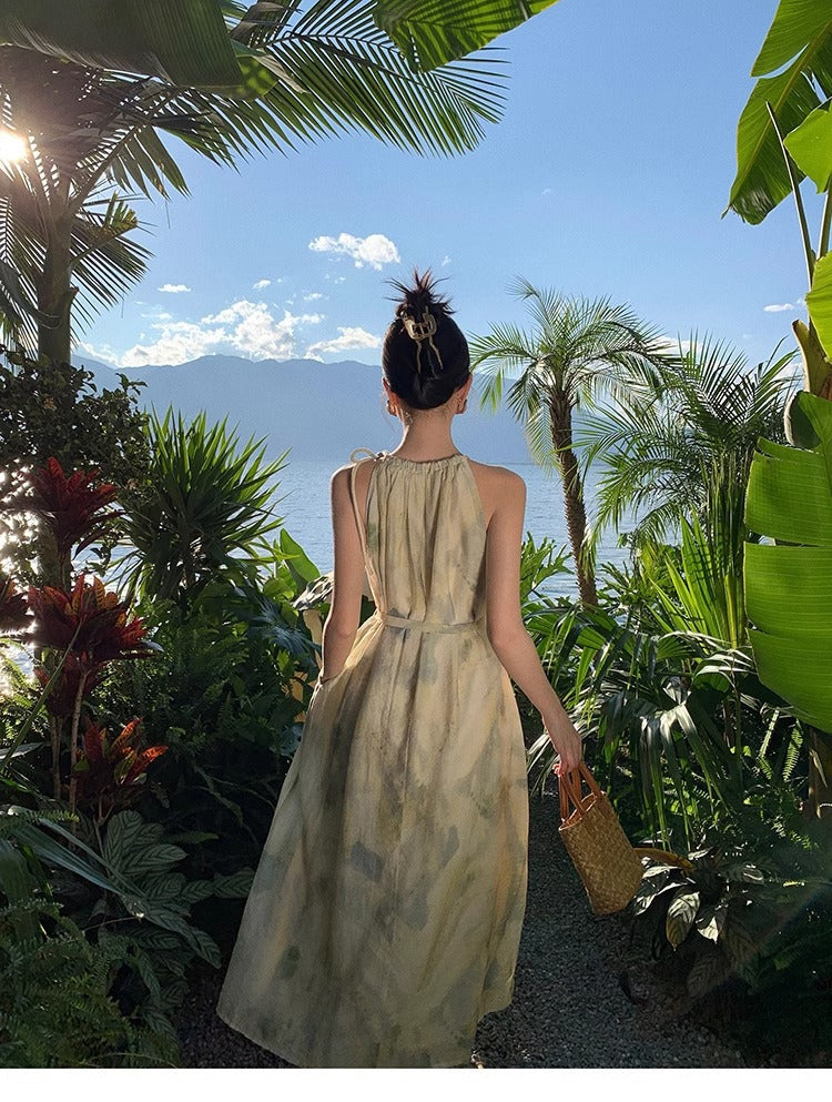 Soleil Printed Resort Maxi Dress