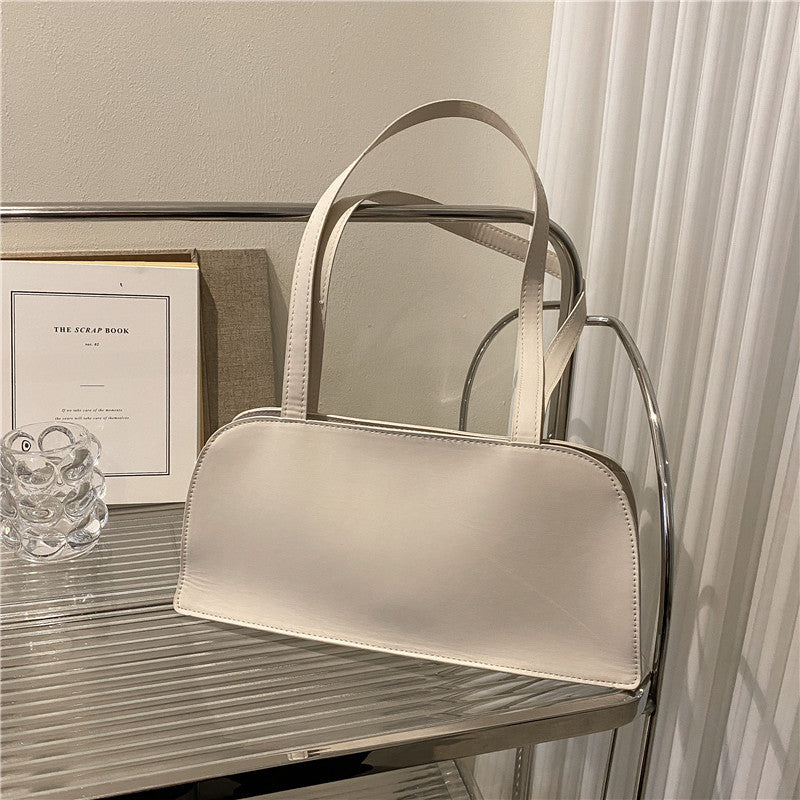 Large Capacity Shoulder Bag Women's New Trendy Simple Texture Casual Bag Fashion Girl Hand Held Shoulder Bag
