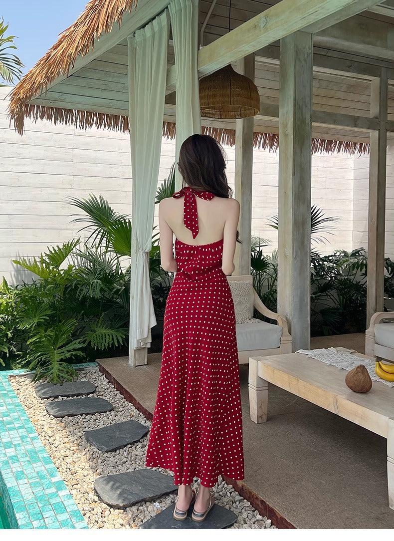 Colette Printed V-Neck Maxi Dress