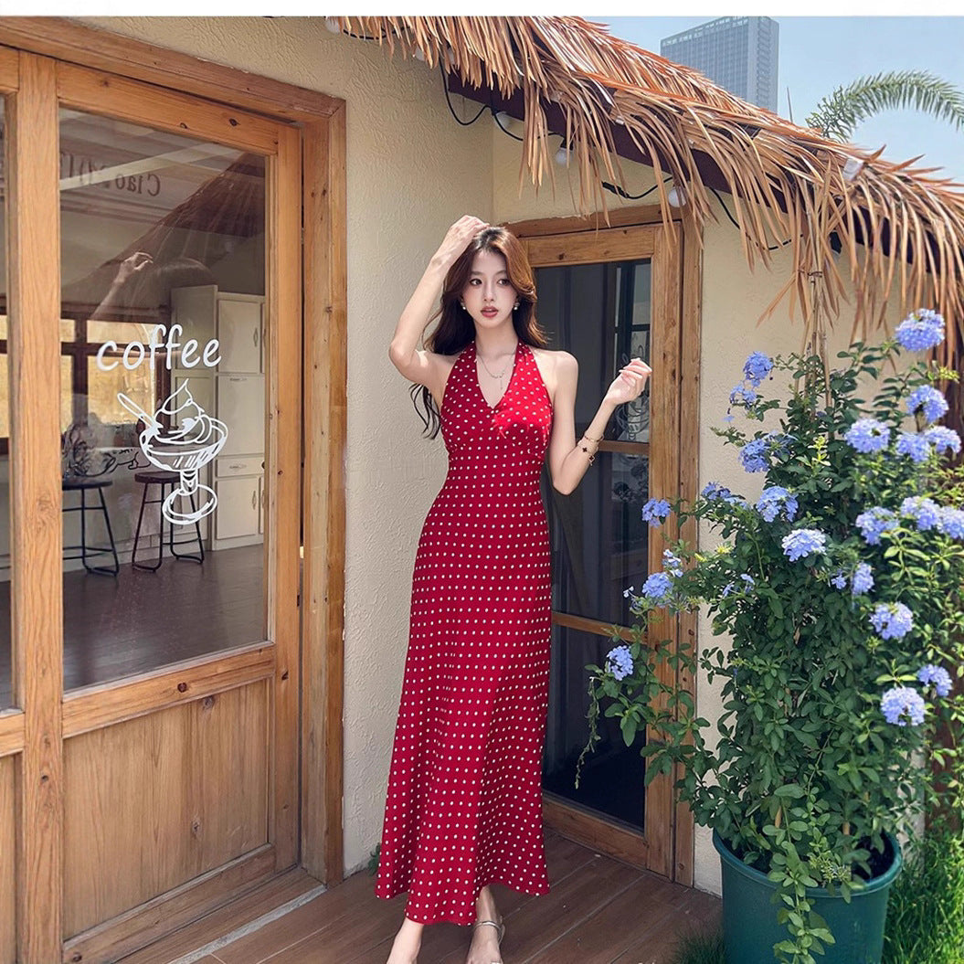 Colette Printed V-Neck Maxi Dress