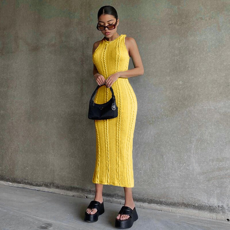 Sleeveless Knitting Dress Mini Women Off Shoulder Sexy Club Party Dresses Black Elegant Summer Vestidos