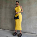 Sleeveless Knitting Dress Mini Women Off Shoulder Sexy Club Party Dresses Black Elegant Summer Vestidos